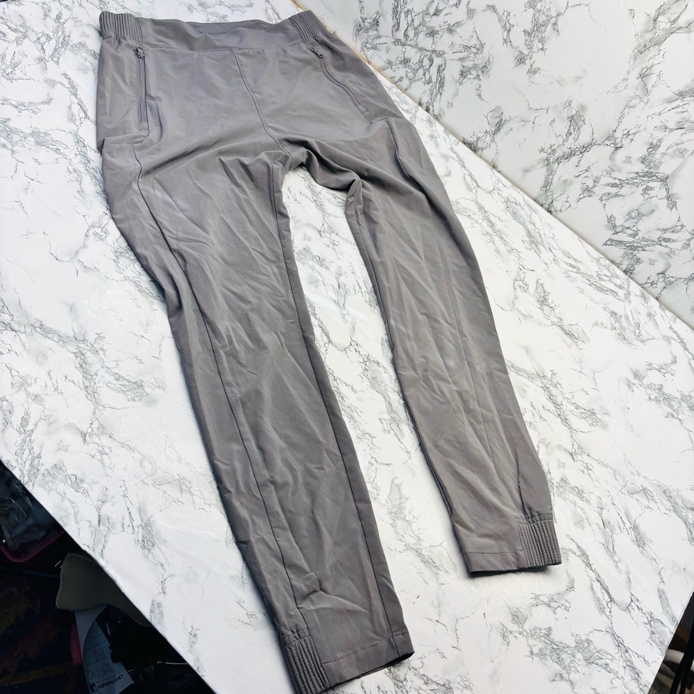 Columbia Gray Track Pants Zipper Pockets Size Small